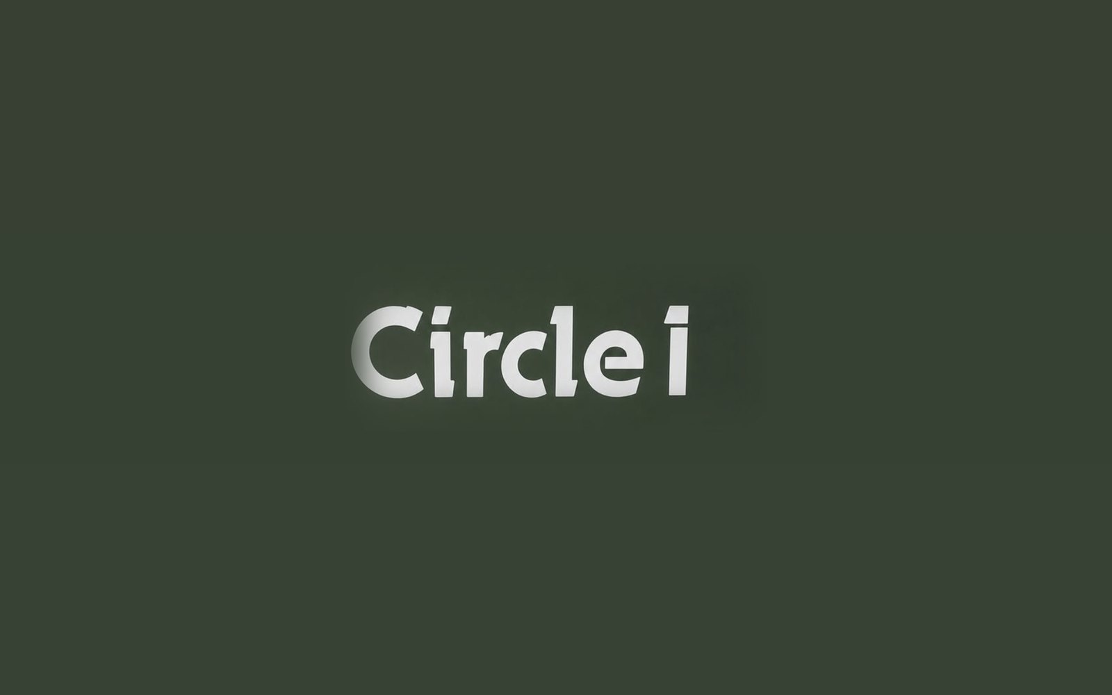The Circle1 sign on the studio wall